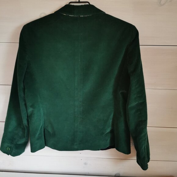 Weekend Max Mara Hunter Green Corduroy Blazer - Picture 9 of 11